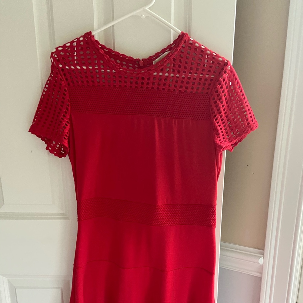 You can’t go wrong with this red dress